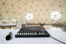 Image Of Sound Engineer Console