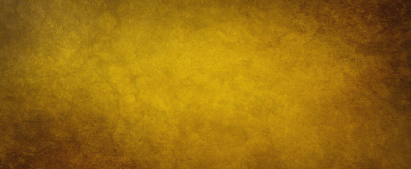 Wall Mural - old brown paper background with texture grain and grunge, distressed gold color with black border