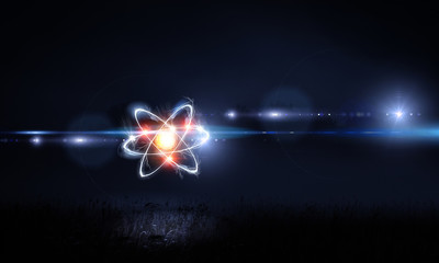 Wall Mural - astronomy concept backdrop . mixed media