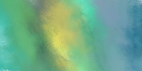 abstract soft grunge texture painting with cadet blue, dark khaki and dark sea green color and space for text. can be used as texture, background element or wallpaper