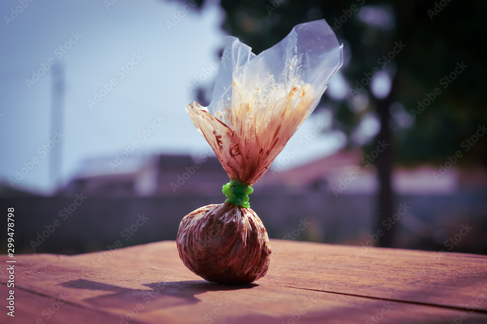 tobacco mava kachi sopari mavo,mava on table Stock Photo