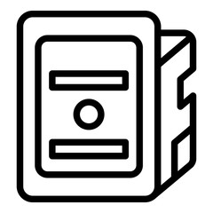 Poster - print cartridge icon. outline print cartridge vector icon for web design isolated on white backgroun