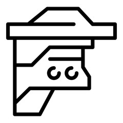 Poster - service cartridge icon. outline service cartridge vector icon for web design isolated on white backg