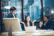 © chokniti - Consultation in the business team, Business consulting team concept