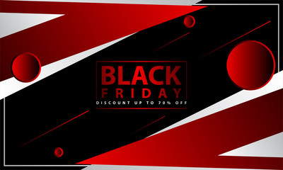 Wall Mural - black friday background with geometric style