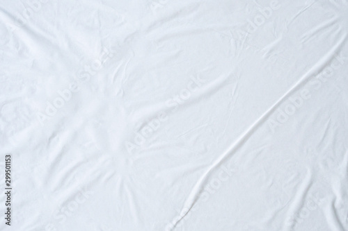 Cuadros en Lienzo Blank white crumpled and creased paper poster texture background