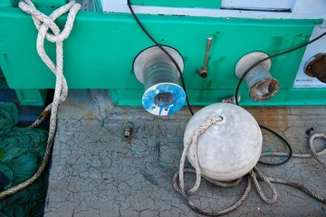 fishing nets and ropes