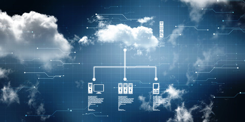 Poster - 2d rendering technology Cloud computing 