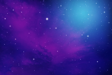 Wall Mural - night sky with stars.