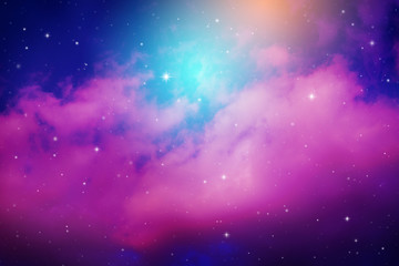 Wall Mural - night sky with stars.