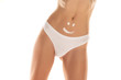 © vladimirfloyd - Skinny woman with smile drawn on her belly