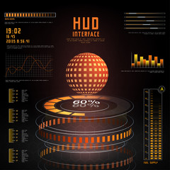 HUD UI for business app.