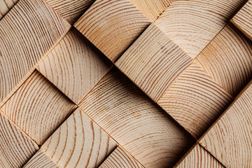 background made of wooden cubes