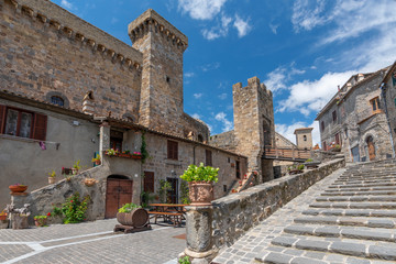 The Castle of Bolsena (Castello Rocca Monaldeschi) Viterbo, Italy.