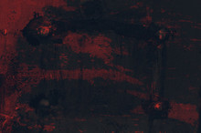 Abstract Gritty Background - Dark, Dim, Murky And Gloom Texture - Negative, Spooky And Mysterious Style