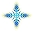 Snowflakes graphics, Christmas background,blue snowflake