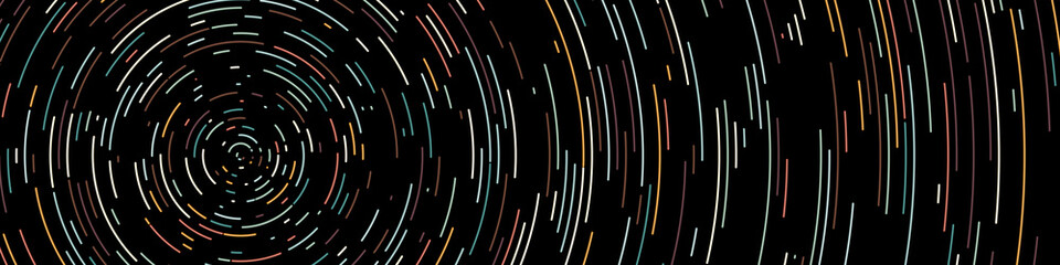 colorful universe circular distribution computational generative art background illustration