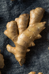 Wall Mural - Raw Brown Organic Spicy Ginger Root