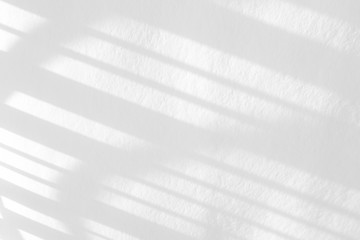 Organic drop diagonal shadow on a white wall, overlay effect for photo and mockups