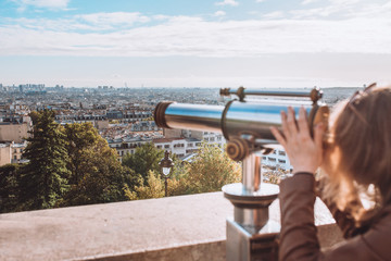 travel and tourism in european cities - sightseeing tour with city views