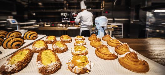 Wall Mural - Confectionery performed by Chinese chefs in traditional cuisine.