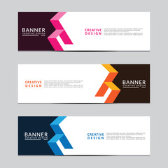 vector abstract geometric design banner web template. modern design. vector illustration