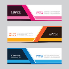 vector abstract geometric design banner web template. modern design. vector illustration
