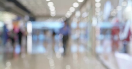 Wall Mural - Bokeh of the shopping center