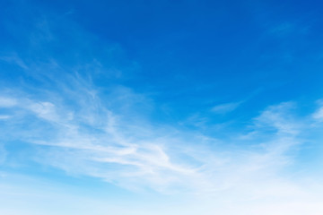 Wall Mural - blue sky with white cloud landscape background