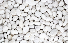 White Pebbles Stone Texture And Background