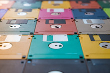 Colored Floppy Disks