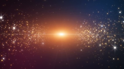 awards flying particles background