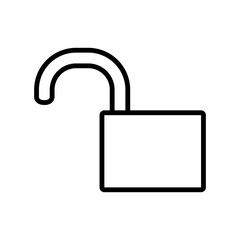 Wall Mural - padlock - security icon vector design template