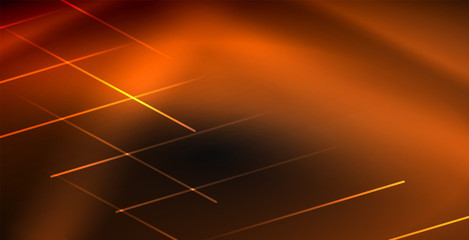 Neon color abstract lines