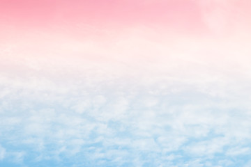 Wall Mural - cloud background with a pastel colour