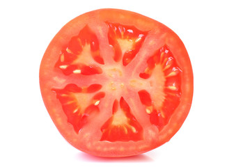 Poster - Tomatoes on a white background