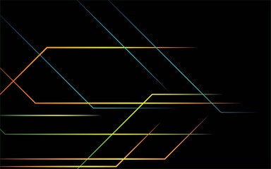 Fototapete - abstract digital background geometry line with dashes