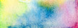 Art Abstract watercolor paint blots . Colors background. Paper texture. Horizontal long banner..