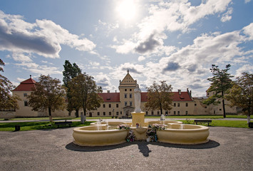 Das Schloss Schowkwa in Schowkwa in der Ukraine 