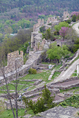 Wall Mural - Medieval walls and ruins of the Fortress Tsarevets