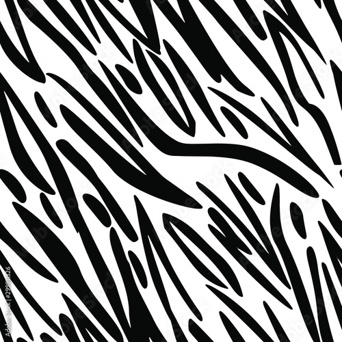 Fototapety Zebry  pelna-bezszwowa-tapeta-na-wzor-skory-zwierzecej-w-paski-zebry-i-tygrysa-czarno-bialy-wzor