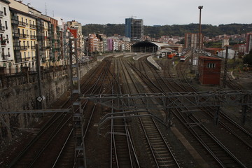 Poster - Train station in Bilbao