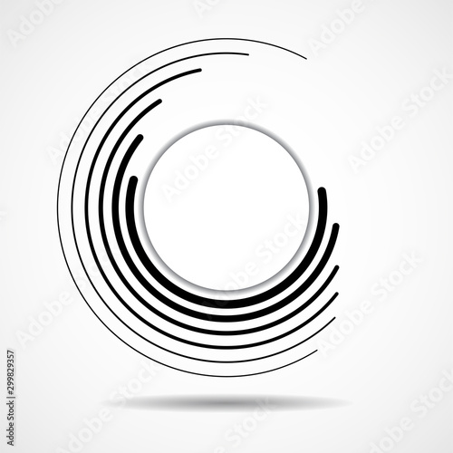 Tapety Geometryczne  abstrakcyjne-linie-spiralne-technologii-w-formie-kola-geometryczne-logo