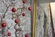© stock mp - Wonderful christmas balls in front of mirror and rock wall
