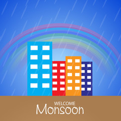 Sticker - Happy Monsoon