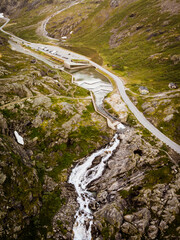 Sticker - Trollstigen mountain road in Norway