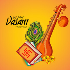 Sticker - Happy Vasant Panchami