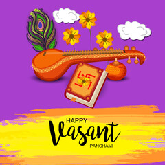 Sticker - Happy Vasant Panchami