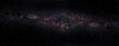 panoramic view of the universe in space from the Milky Way galaxy
