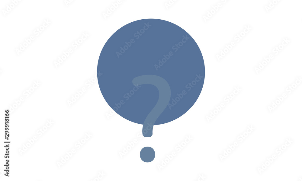 Question mark icon for help and FAQ sections Stock Vector | Adobe Stock